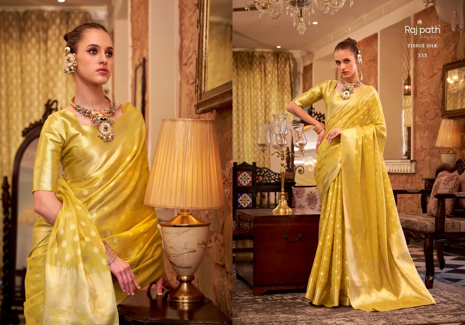 Pluto By Rajpath Tissue Silk Saree Wholesale Market Surat
